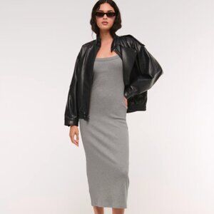 Abercrombie 90s Rib Midi Dress